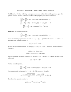 Math 2142 Homework 4 Part 1: Due Friday March 11