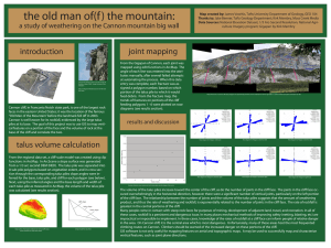 the old man of(f) the mountain: joint mapping introduction