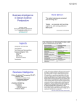 Business Intelligence: A Design Science Perspective Herb Simon