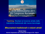 Misurazioni tradizionali e volumi atriali