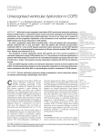 Unrecognised ventricular dysfunction in COPD