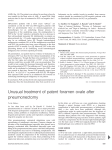 (AML) (fig. 1d). The patient was referred to oncology where... leukaemia can be variable (weeks to months), bone marrow