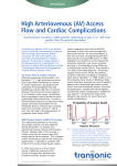 High Arteriovenous (AV) Access Flow and Cardiac Complications Hemodialysis