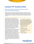 Scisense PV Technical Note Cardiac Hemodynamic Assessment using Pressure Volume Pressure-Volume