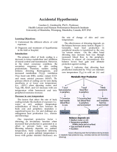 Accidental Hypothermia