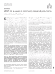 MRSA as a cause of community-acquired pneumonia EDITORIAL