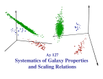 Systematics of Galaxy Properties and Scaling Relations Ay 127