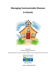 Managing Communicable Diseases in Schools