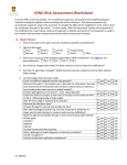 rDNA Risk Assessment Worksheet