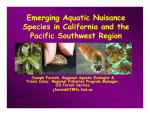 Emerging Aquatic Nuisance Species in California and the Pacific Southwest Region