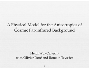 A Physical Model for the Anisotropies of Cosmic Far-infrared Background
