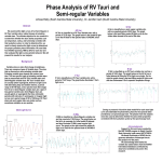 Phase Analysis of RV Tauri and Semi-regular Variables Abstract