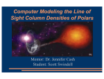 Computer Modeling the Line of Sight Column Densities of Polars