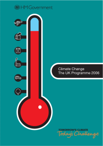 Climate Change The UK Programme 2006