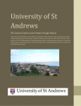 University of St Andrews Fife Council Carbon and Climate Change Report