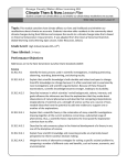 Climate Then &amp; Now Lesson Plan