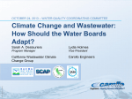Climate Change and Wastewater: How Should the Water Boards Adapt? Sarah A. Deslauriers