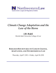 Climate Change Adaptation and the Law of the Horse  J.B. Ruhl