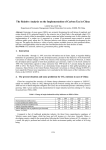 The Relative Analysis on the Implementation of Carbon Tax in...