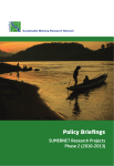 Policy Briefings SUMERNET Research Projects Phase 2 (2010–2013) Sustainable Mekong Research Network