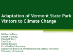 Adaptation of Vermont State Park Visitors to Climate Change