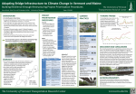 Adapting Bridge Infrastructure to Climate Change in Vermont and Maine: