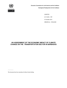 AN ASSESSMENT OF THE ECONOMIC IMPACT OF CLIMATE  LIMITED