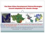   Viet Nam Urban Development Policies/Strategies toward adaptation for climate change