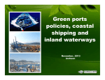 Green ports policies, coastal shipping and inland waterways