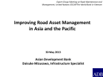 Expert Group Meeting on Road Maintenance and