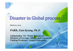 Disaster in Global process PARK, Eun-kyung, Ph.D