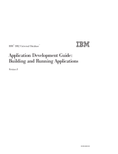 Application Development Guide: Building and Running Applications IBM