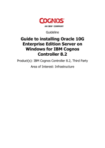 Guide to installing Oracle 10G Enterprise Edition Server on