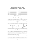 Physics 2414, Spring 2005 Group Exercise 6, Mar 24, 2005