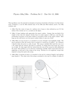 Physics 106a/196a – Problem Set 2 – Due Oct 13,...