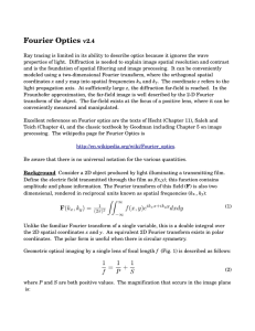 Fourier Optics  v2.4