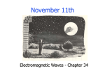 November 11th Electromagnetic Waves - Chapter 34