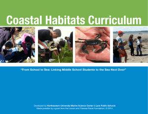 Coastal Habitats Curriculum Developed by