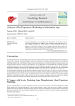 Psychology Research Analysis of the Experience Marketing in Information Age