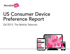 US Consumer Device Preference Report The Mobile Takeover