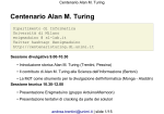 Centenario Alan M. Turing - SL-Lab