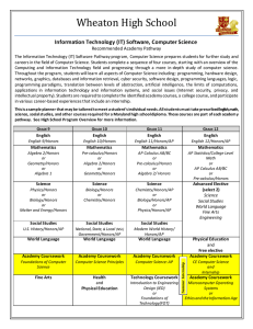 Wheaton High School Information Technology (IT) Software, Computer Science