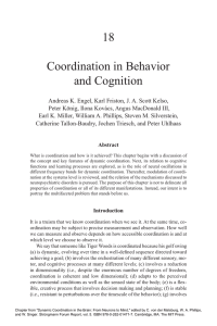 18 Coordination in Behavior and Cognition
