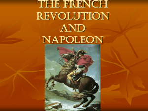 The French Revolution and Napoleon