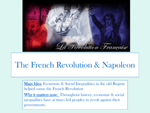 The French Revolution &amp; Napoleon