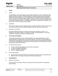 108-1965 Product Specification High Speed Serial Data 2 Connector