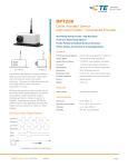 DPT250 Cable Actuated Sensor Instrument Grade • Incremental Encoder