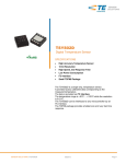 TSYS02D Digital Temperature Sensor SPECIFICATIONS