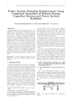 Power System Damping Enhancement Using Combined Operation of Robust Energy