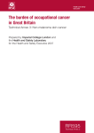 RR595 The burden of occupational cancer in Great Britain Technical Annex 3: Non­melanoma skin cancer 